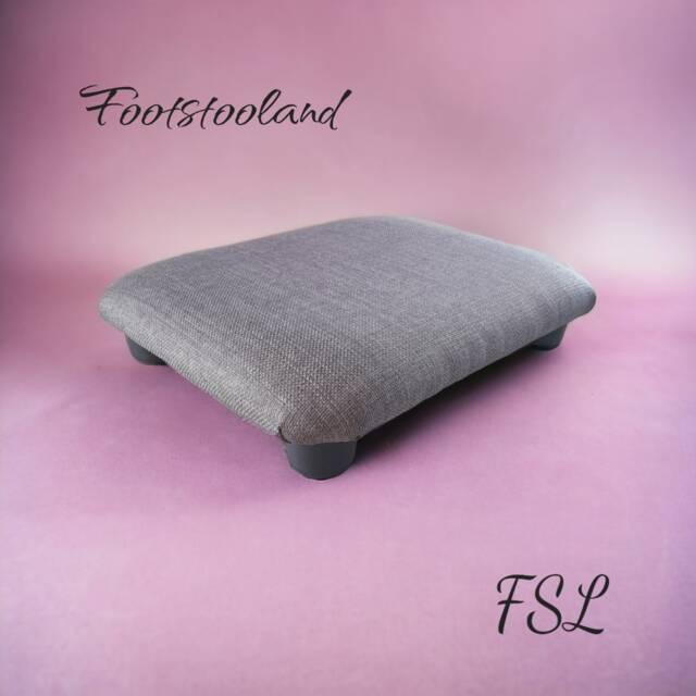 Handmade Low Footstool Firm Under Desk Step Stool - 3 Inch - image 1