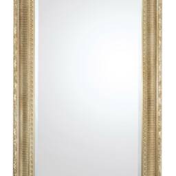 Classic Baroque Full Length Mirror Wall Antique Vintage Italian Dressing Victorian Silver Leaf Antique Made I N Italy - thumbnail 2