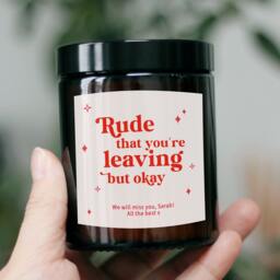 Leaving Gift For Work Colleague Friend Co Worker - Funny Candle New Job Retirement Farewell Friends - thumbnail 2