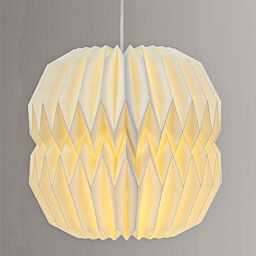 Slim Geometric Origami Paper Lampshade - thumbnail 1