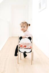 Panda Birch Plywood Kids Chair Toddler Weaning Chair - thumbnail 1