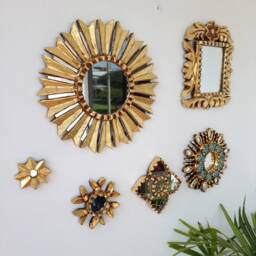 "Peruvian Mirrors ""Royal Flower Fan" - thumbnail 3