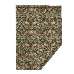 Morris Inspired Throw Blanket - Victorian Birds Arts & Crafts Strawberry Thief Soft By Peacoquettedesigns - thumbnail 2