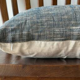 Hand Woven Natural Fiber Lumbar Pillow Cover - thumbnail 3