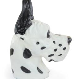 Great Dane, Deutsche Dogge - Cropped With Desk & Colored, Dog Big Head Statue, Limited Edition, Artdog - thumbnail 4