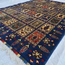 Rug 6.7x4.9Ft Afghan Handmade Soft Oriental Wool Carpet, Persian Style Rug, Bohemian Decor - thumbnail 4