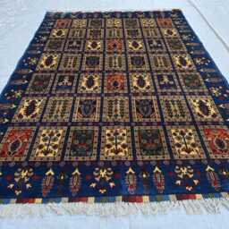 Rug 6.7x4.9Ft Afghan Handmade Soft Oriental Wool Carpet, Persian Style Rug, Bohemian Decor - thumbnail 2