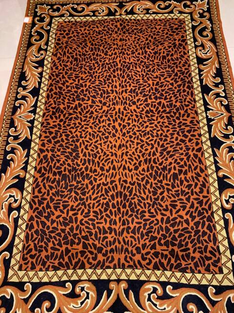 Chain-stitch Home Decor Rugs, Floral Kashmir Oriental Rug, Living Room Cheetah Pattern Area Rugs 4 X 6, Dining Bohemian - image 1
