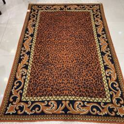 Chain-stitch Home Decor Rugs, Floral Kashmir Oriental Rug, Living Room Cheetah Pattern Area Rugs 4 X 6, Dining Bohemian - thumbnail 2