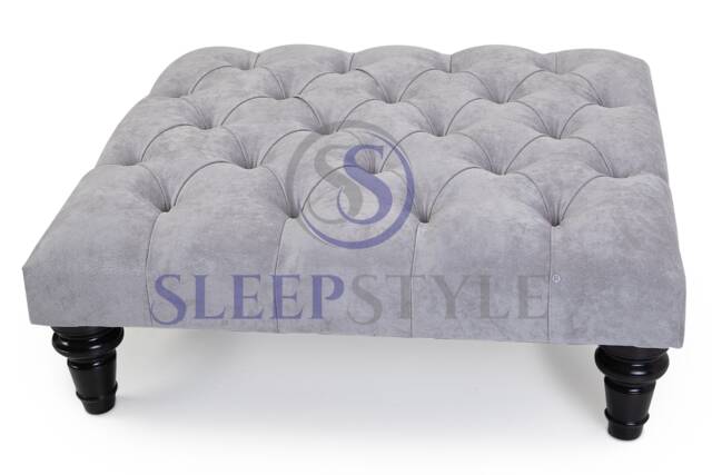 Chesterfield Footstool - Coffee Table Available in Over 30 Fabrics - image 1