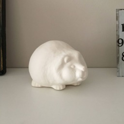Ceramic Hedgehog Figurine, Ready To Paint, Handmade Miniature, Hedgehog, Animals, Animals Education For Kids, Gift Kid - thumbnail 3