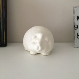 Ceramic Hedgehog Figurine, Ready To Paint, Handmade Miniature, Hedgehog, Animals, Animals Education For Kids, Gift Kid - thumbnail 1