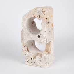 Handmade Travertine Wine Bottle Holder Unique Rack - thumbnail 4