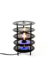 Upcycled Vinyl Record Lamp Retro Art Deco Table Lamp