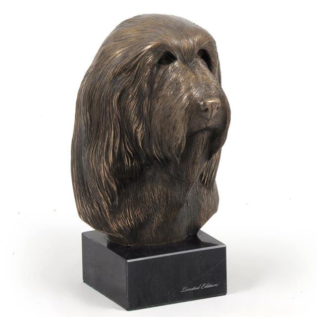 Bearded Collie, Dog Marble Statue, Limited Edition, Artdog. Made Of Cold Cast Bronze. Solid, Perfect Gift. Limited Edition - image 1
