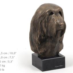 Bearded Collie, Dog Marble Statue, Limited Edition, Artdog. Made Of Cold Cast Bronze. Solid, Perfect Gift. Limited Edition - thumbnail 3