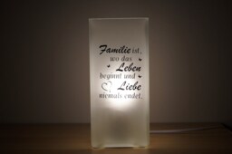 Lamp With Slogan, Customizable - thumbnail 1