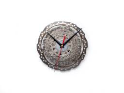Bicycle Sprocket Clock, Bike Wall Gift, Cyclist Unique Boyfriend Husband Birthday Dad Clock - thumbnail 1