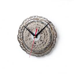 Bicycle Sprocket Clock, Bike Wall Gift, Cyclist Unique Boyfriend Husband Birthday Dad Clock - thumbnail 3