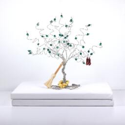 Wizard Of Oz Wire Art Tree Sculpture Or Wedding Cake Topper - thumbnail 2
