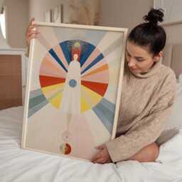 Hilma Klint, Af Klint Print, Spiritual Art, Scandinavian Wall Mid Century Modern - thumbnail 2
