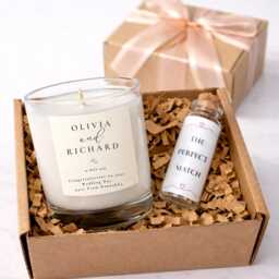 Personalised Wedding Soy Candle Gift Set - Mr & Mrs, Couple Engagement Or Anniversary Present - thumbnail 3