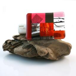 Happiness Asian Theme Fused Glass Night Light - thumbnail 2