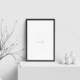 Unique Picture Frame - 21.5x16.5 With Saying - Stylish Decoration & Perfect Gift Idea - thumbnail 2