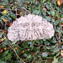 stone Garden Celtic Green Man Wall Plaque Ornament 3 Colours - thumbnail 4