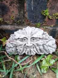 stone Garden Celtic Green Man Wall Plaque Ornament 3 Colours