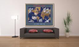 Vintage Twa Travel Poster Usa, Europe, Africa, Asia - thumbnail 1