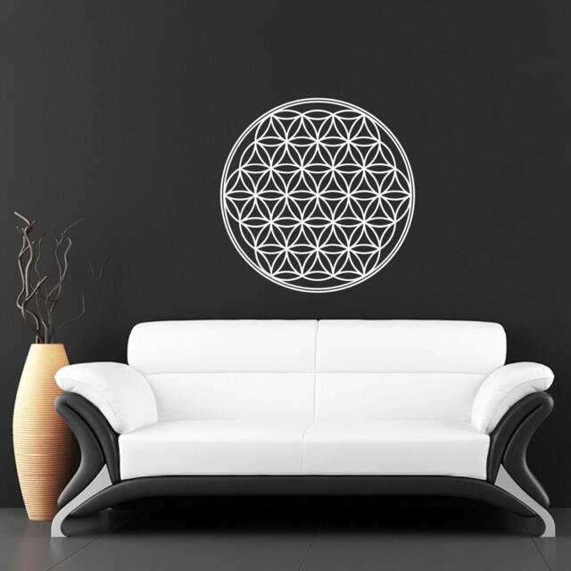 Seed Flower Of Life Wall Decal, Mandala - Available in Different Sizes & Colors - image 1