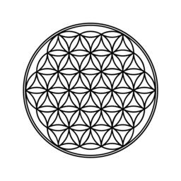 Seed Flower Of Life Wall Decal, Mandala - Available in Different Sizes & Colors - thumbnail 2