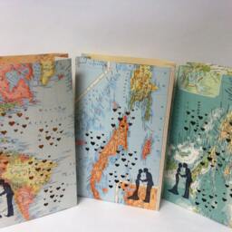 15 Map Luminaries, Travel Wedding Decor, Wedding, Bon Voyage, World Map, Luminary Bags, Destination Wedding - thumbnail 2