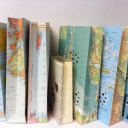 15 Map Luminaries, Travel Wedding Decor, Wedding, Bon Voyage, World Map, Luminary Bags, Destination Wedding - thumbnail 3