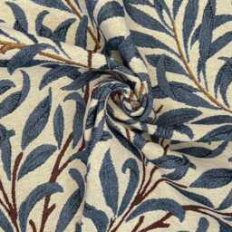 Custom Made William Morris Willow Bough Azure Blackout/Lining Curtains 3 - thumbnail 2
