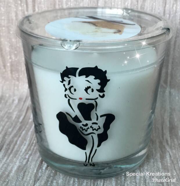 Betty Boop Candle. Birthday. Mother's Day. Valentine's Friendship. Thank You. Wedding Favours