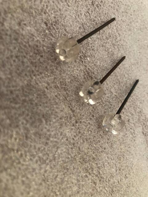 Nails For Rosette , Spare Parts Mirrors, Ceiling With Glass Head - image 1