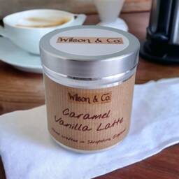 Caramel Vanilla Latte Scented Candle Autumn Coffee Candle 230G - thumbnail 1