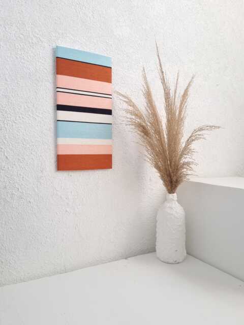 Dusk 1, Wall Art, Boho Decor, Textile Hanging, Woven Natural Fiber Modern Fiber Art - image 1