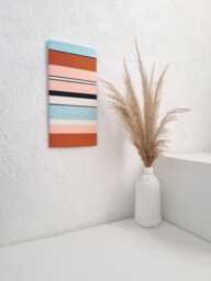 Dusk 1, Wall Art, Boho Decor, Textile Hanging, Woven Natural Fiber Modern Fiber Art - thumbnail 1