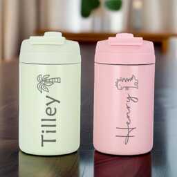 Personalized Kids Water Bottle Cup, Custom Animal Kid Nursery Bottle, Back To School Gifts For Kids, Birthday Gift