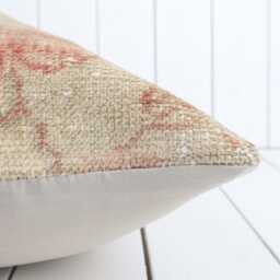 Vintage Turkish Kilim Pillow Cover, Bohemian Accent - 16x16 - thumbnail 4
