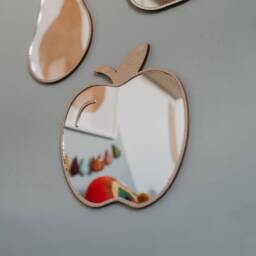 Apple Shatterproof Mirror - Perfect Gift For Bedroom & Nursery Fruit
