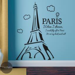 Crystal Gayle When I Dream Could Fly Off To Paris It's At My Beck & Call Vinyl Wall Decal Sticker Song Lyrics - thumbnail 1