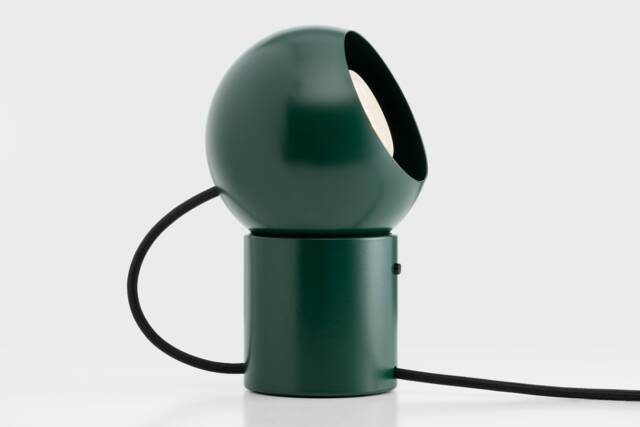 Hanson Magnetic Desk Mushroom Lamp Dark Green Bedside Night Light With Shade New Modern Home Table Standing Fixture Housewarming Gift - image 1
