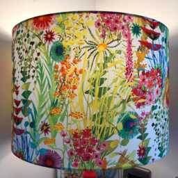 Lampshade Liberty Of London Jungle Trip Tresco Rainbow Garden Prospect Road Betsy Table Lamp Or Ceiling Drum Shade Limited Edition Print - thumbnail 2