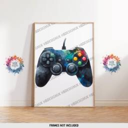 Boys Bedroom Decor - 3 Gamer Prints - Teen Room Wall Art Video Game Poster Print Kid Artwork Gift For Boy Gifts - thumbnail 3