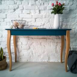 Writing Desk For Bedroom, Small Lillo Home Office Desk in Scandinavian Style, Console Table - thumbnail 2