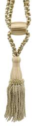 "D??copro Curtain & Drapery Tassel Tieback, Adjustable Cord Length, Length 5 1/2"", Spread 24" - thumbnail 2